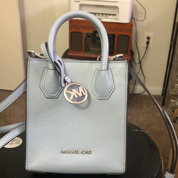 Michael Kors Handbags - Michael Kors Sky Blue Mini Bag